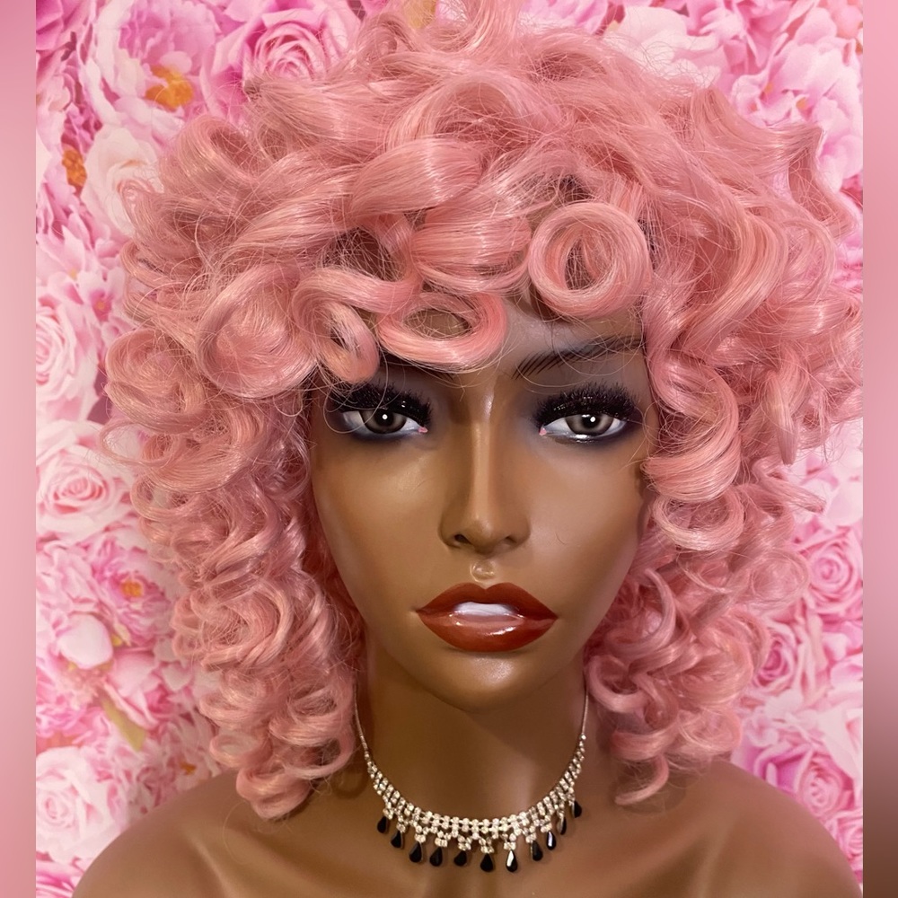 Synthetic Curly Wig 14” NWT